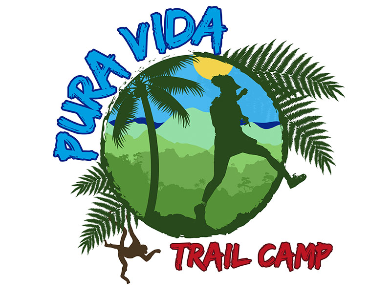 pura vida trail camp Logo